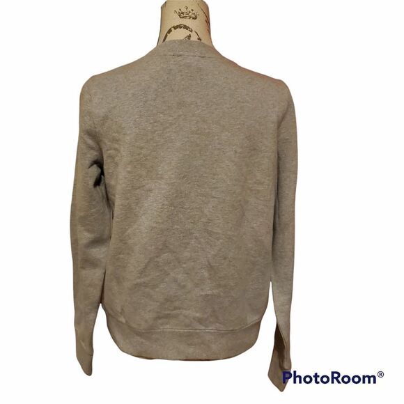 Halogen Ladies Size Large "Just Love" Graphic Light Grey Sweatshirt - Picture 4 of 7